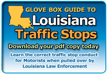 Glove Box Guide to Kenner traffic & speeding law enforcement stops and road blocks